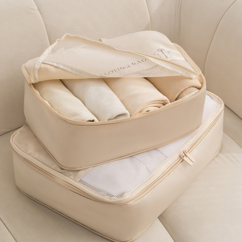 6Pcs/Set Travel Compression Pa - Travel Accessories Packing Cubes avaliação e preço