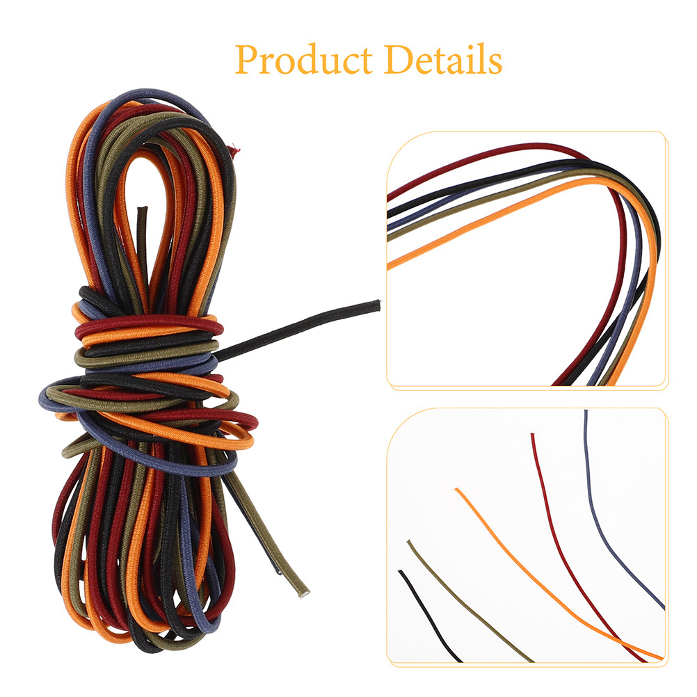 10Pcs Nylon Rope Elastic Bands - Travel Notebook Journal avaliação e preço