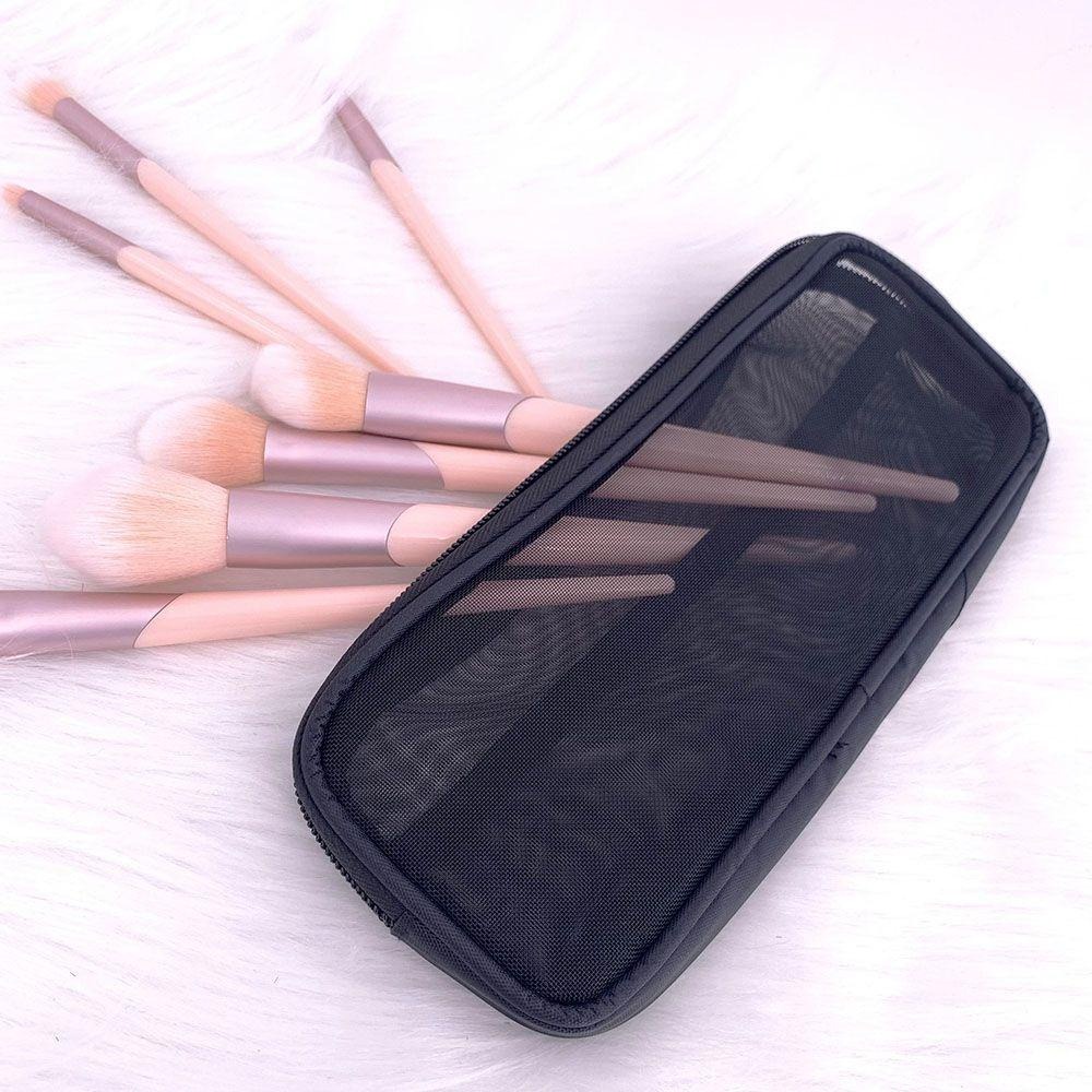 Mesh Makeup Brush Bag Women Be - Travel Accessories Kit For Women avaliação e preço