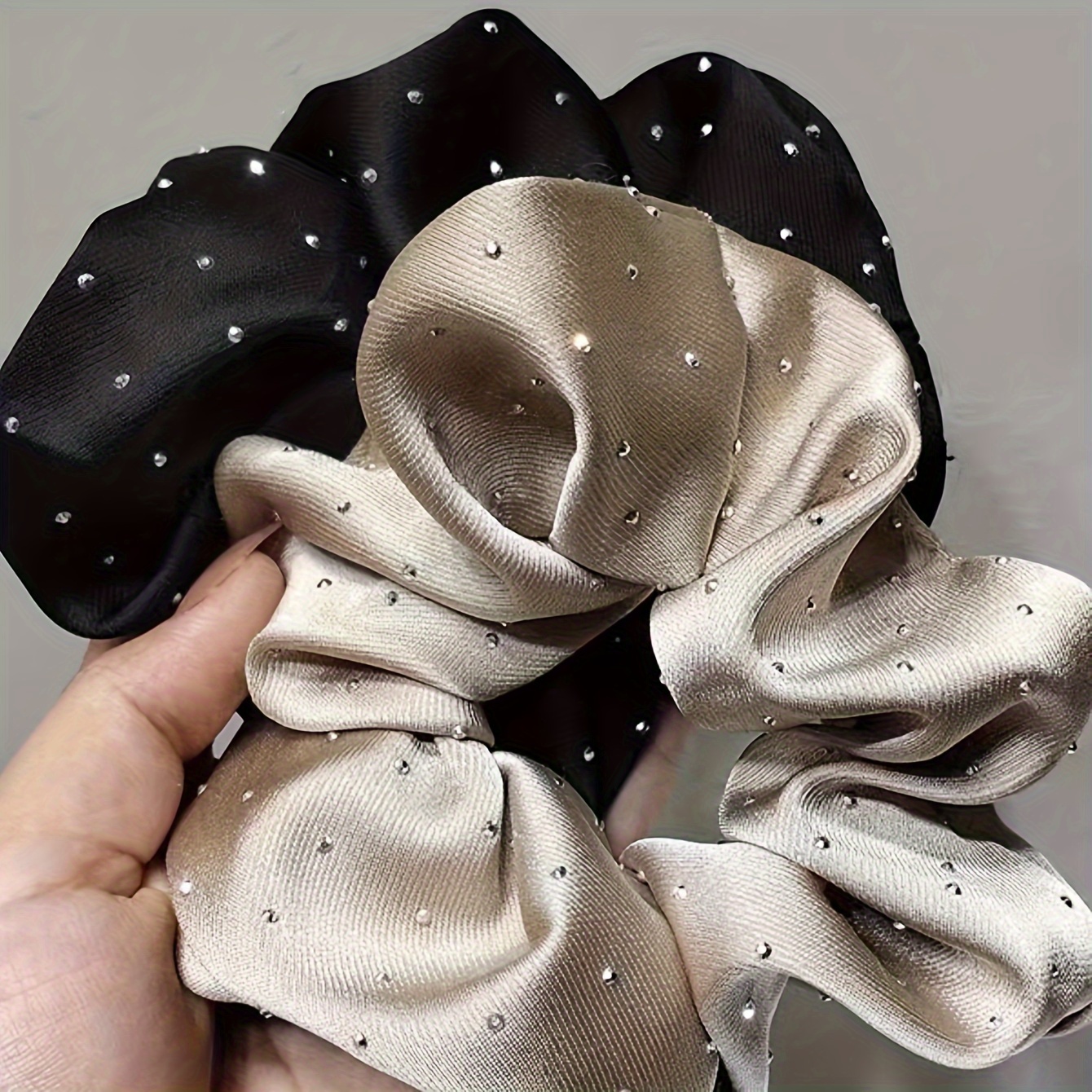 1/3PCS Satin Scrunchies With R - Travel Accessories Aesthetic avaliação e preço