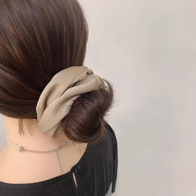 1/3PCS Satin Scrunchies With R - Travel Accessories Aesthetic avaliação e preço