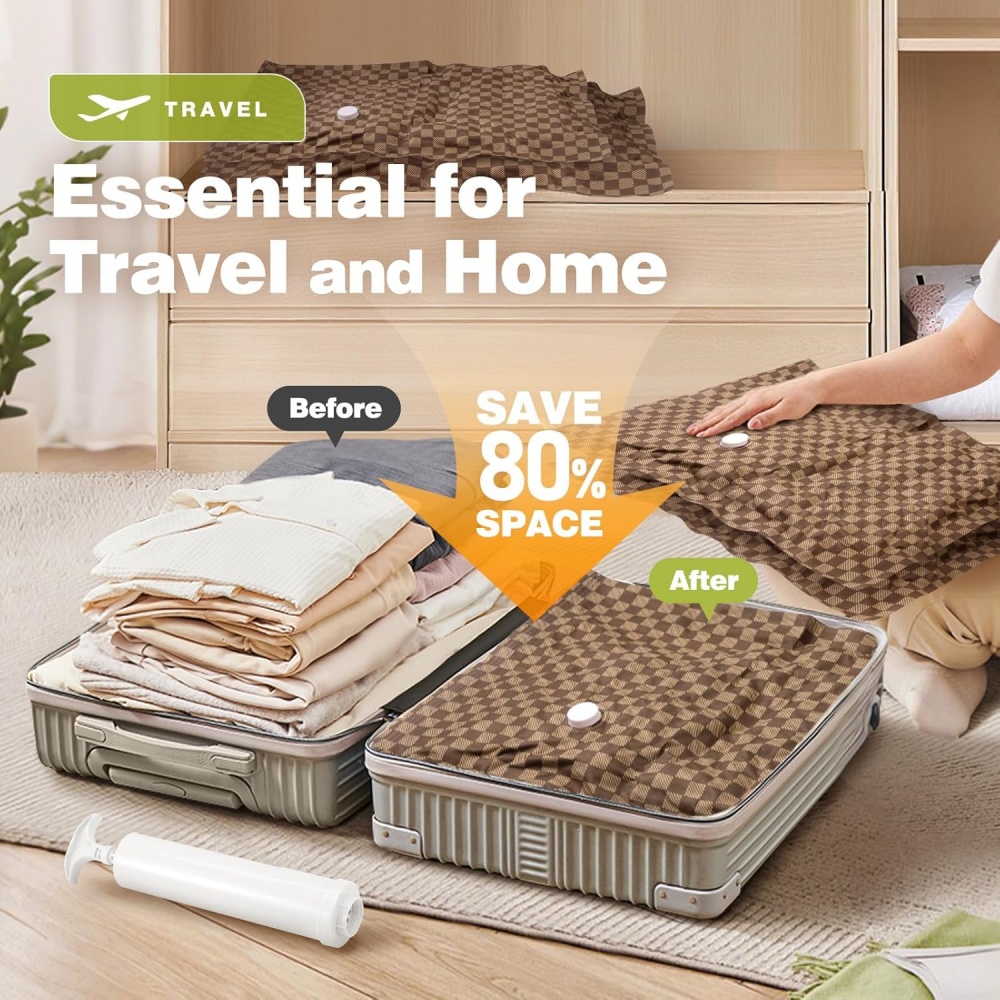 Vacuum Storage Bags,Travel Ess - Travel Accessories Packing Cubes avaliação e preço