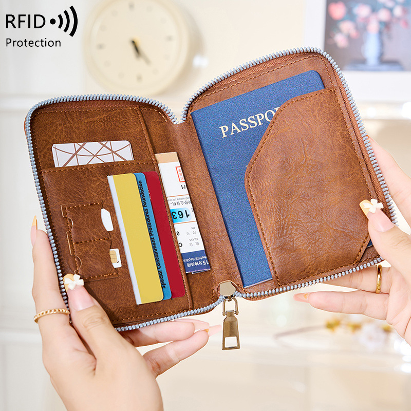 New Travel Passport Wallet Men - Travel Accessories Plane avaliação e preço