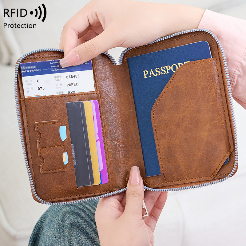 New Travel Passport Wallet Men - Travel Accessories Plane avaliação e preço