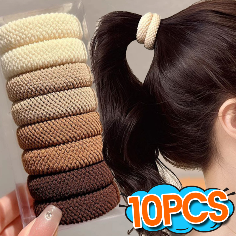 Seamless Hair Ties Thick Elast - Travel Accessories Girls avaliação e preço