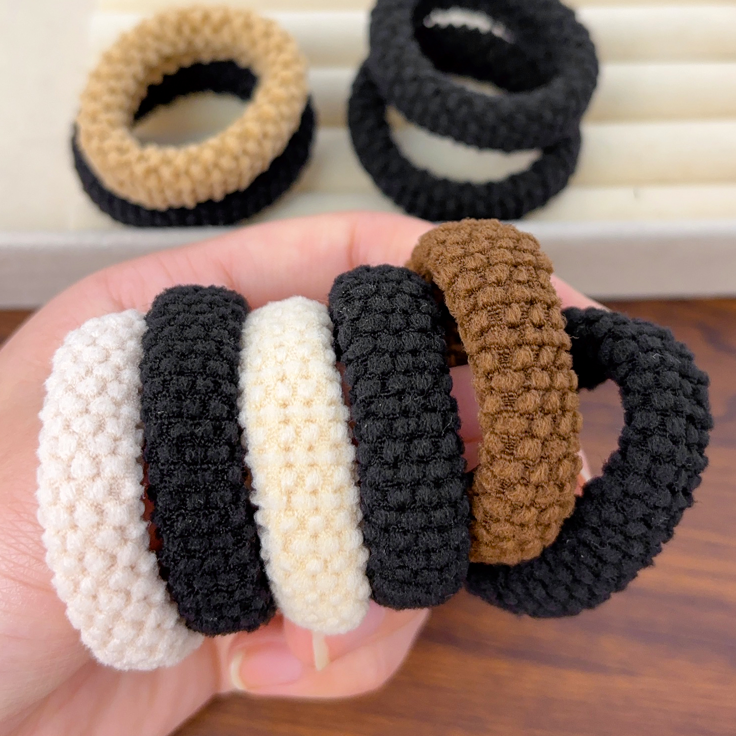 Seamless Hair Ties Thick Elast - Travel Accessories Girls avaliação e preço