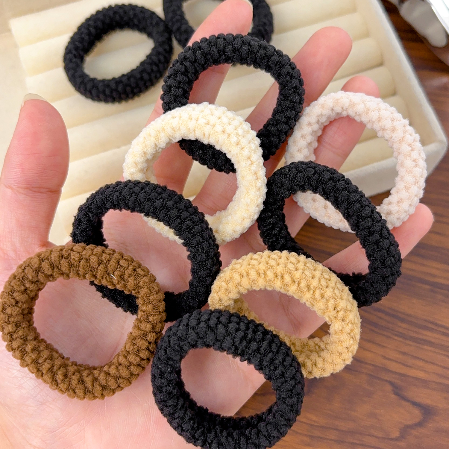 Seamless Hair Ties Thick Elast - Travel Accessories Girls avaliação e preço