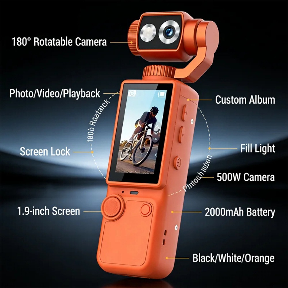 New 4K HD WiFi Sports Wearable - Travel Video Accessories avaliação e preço