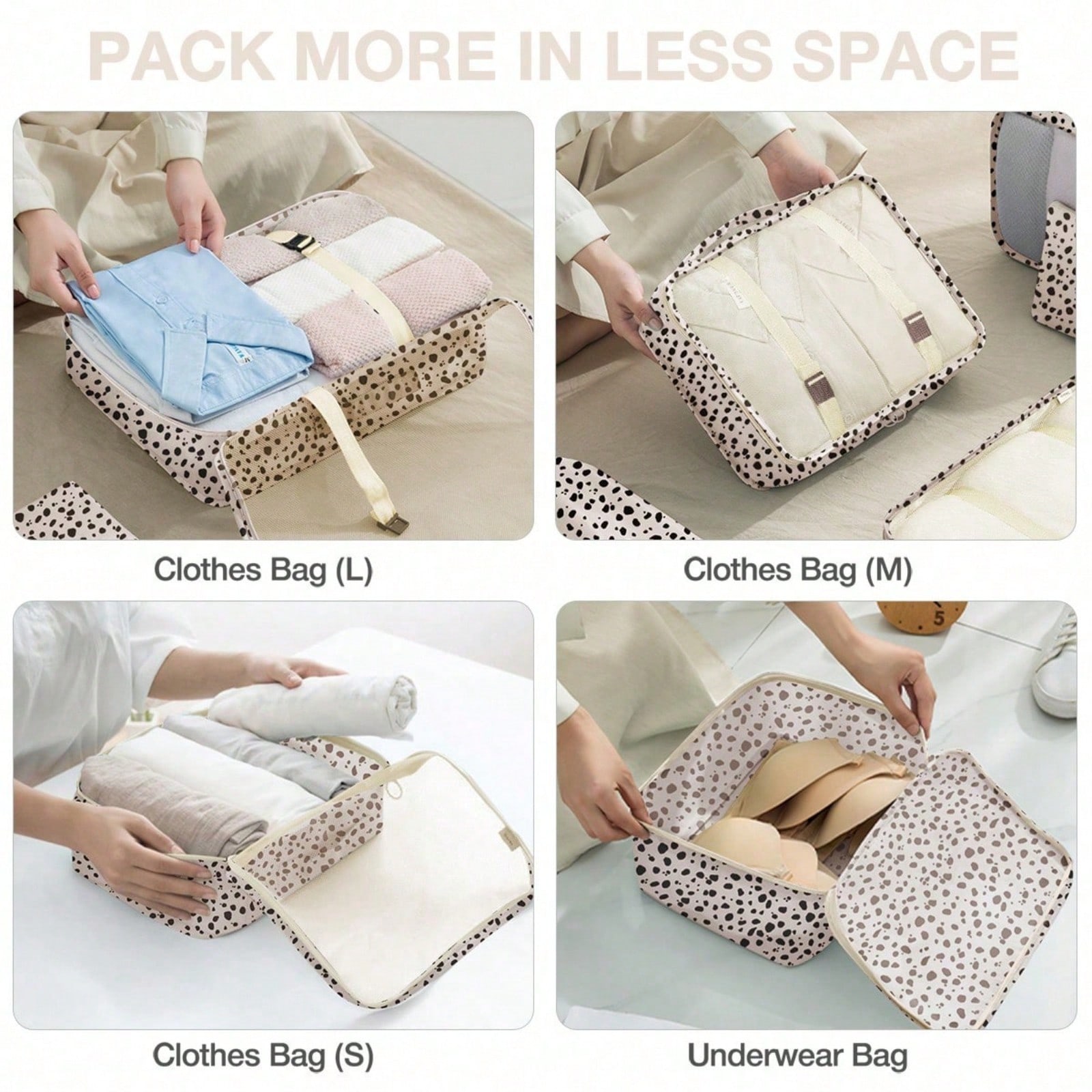 8 Set Travel Essentials, Suitc - Travel Accessories Packing Cubes avaliação e preço