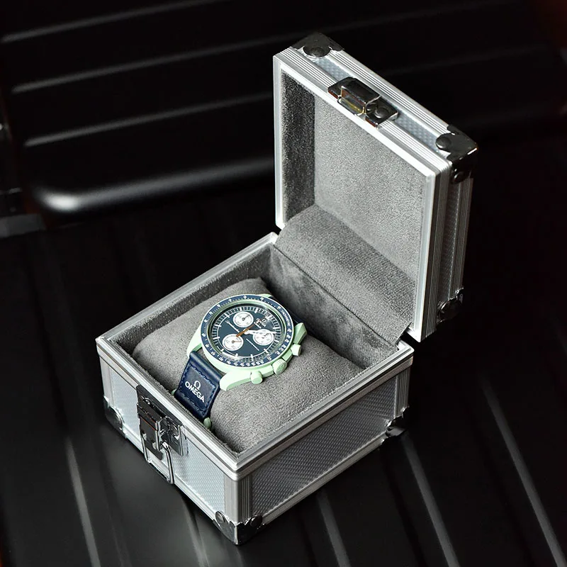 Portable Aluminum Watch Boxes  - Travel Accessories Display avaliação e preço