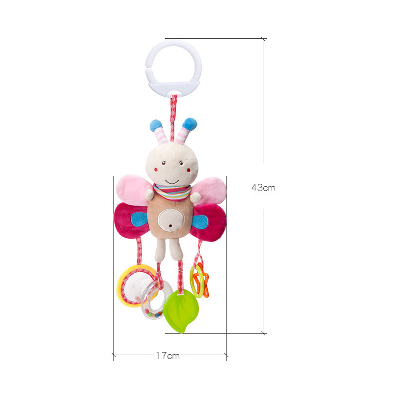Soft Stuffed Animal Baby Rattl - Travel Accessories With Toddler avaliação e preço