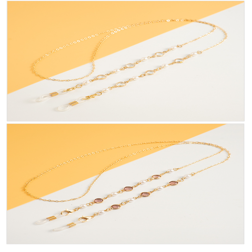 Anti Loss Glasses String Pearl - Travel Reading Accessories avaliação e preço