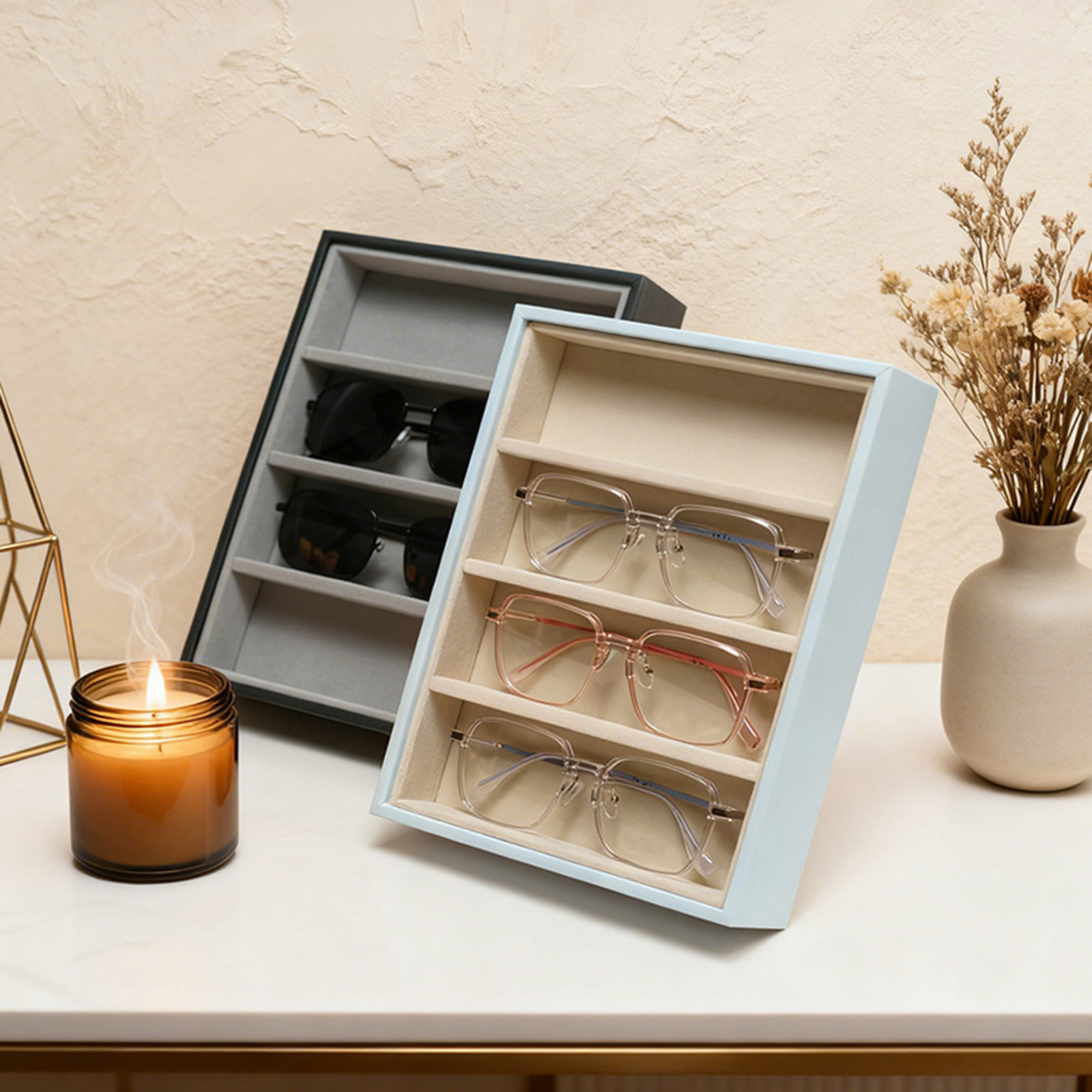 Glasses Display Tray Eyeglass  - Travel Accessories Display avaliação e preço