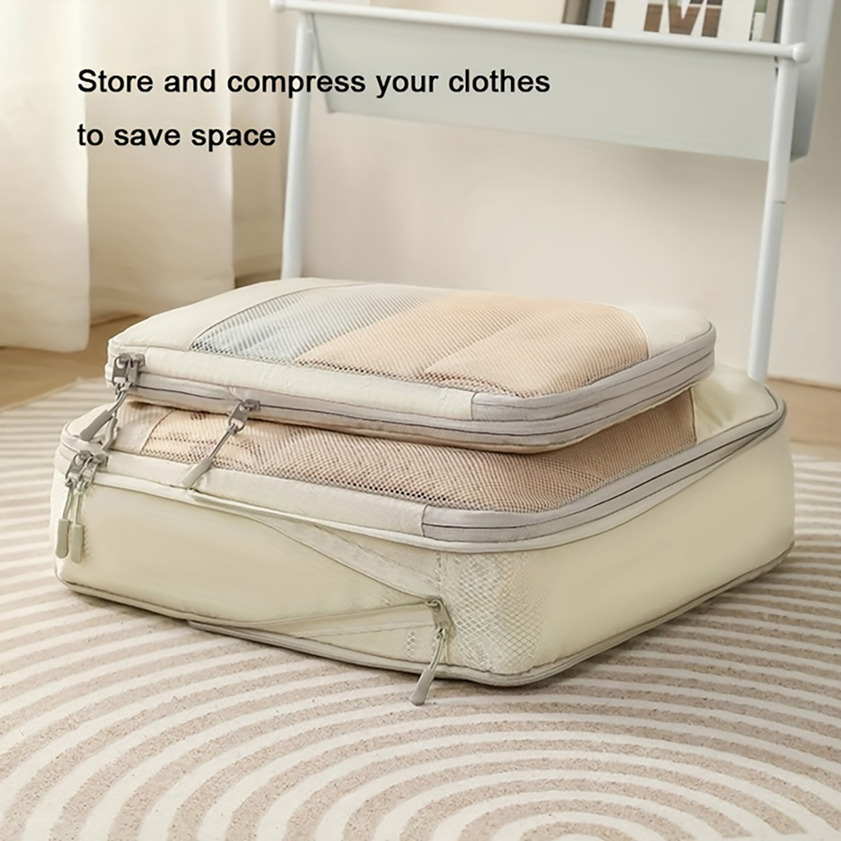 5PCS Compression Packing Cubes - Travel Accessories Packing Cubes avaliação e preço