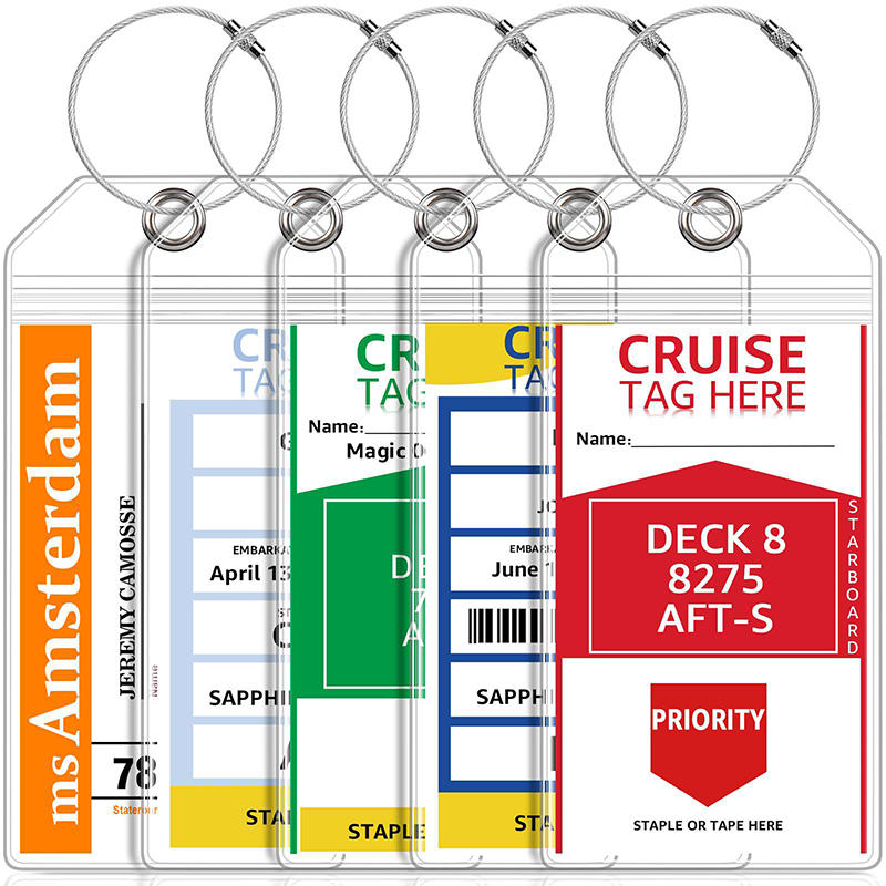 5pcs/Set Cruise Luggage Tags W - Qantas Travel Accessories avaliação e preço