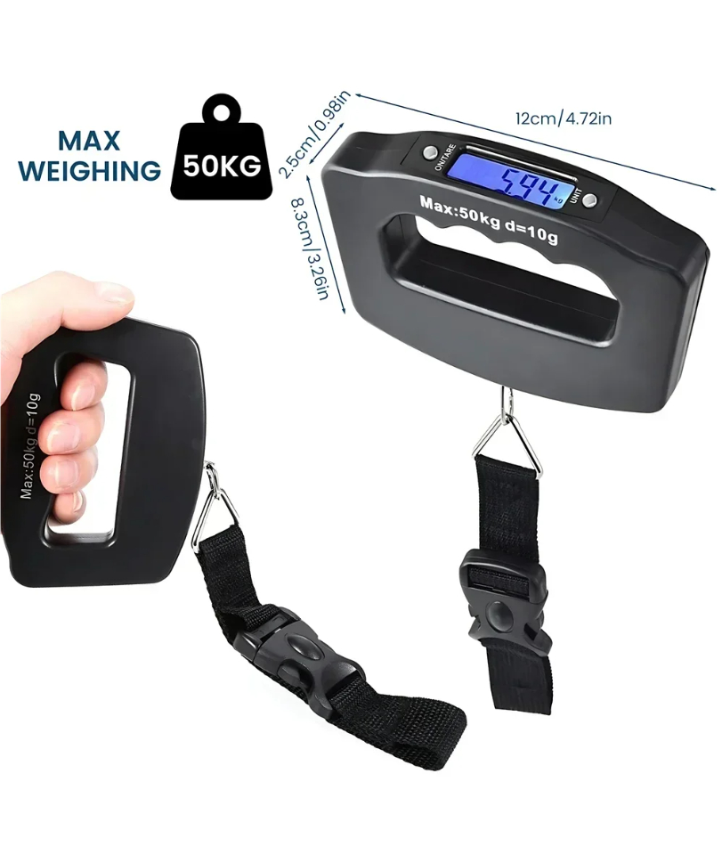 50kg Digital Luggage Scale Por - Travel Accessories Display avaliação e preço
