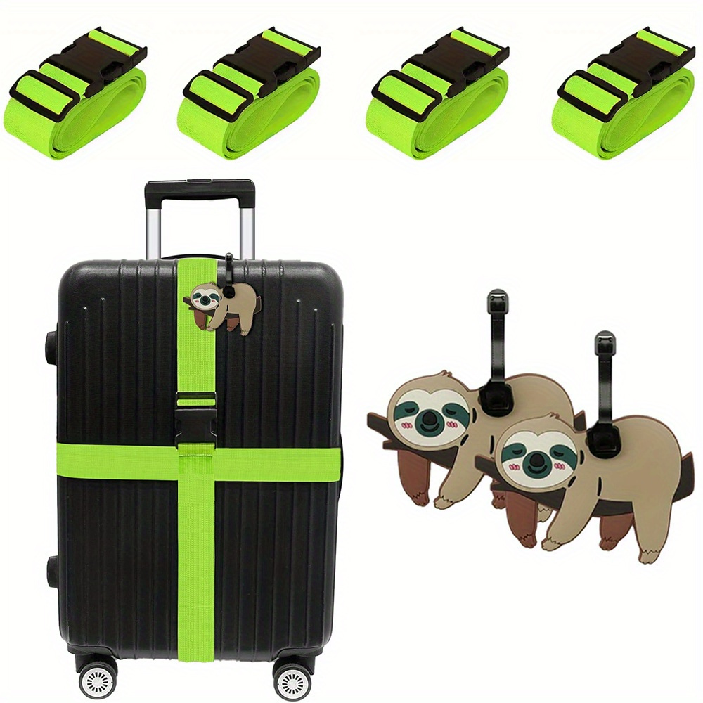 6 Pack Luggage Straps Luggage  - Travel Accessories Plane avaliação e preço