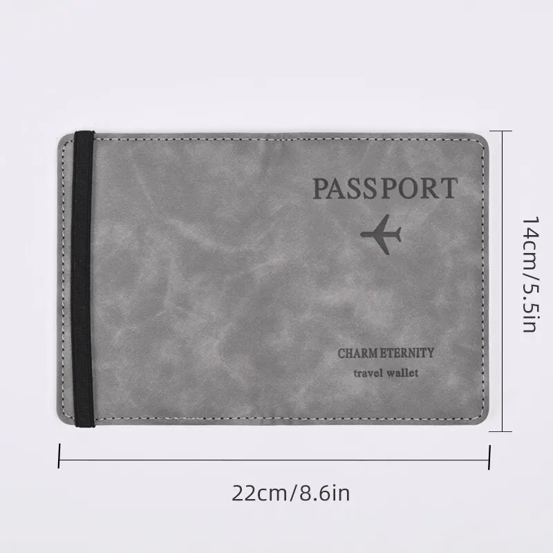 Men PU Leather Wallet Travel P - Travel Accessories Plane avaliação e preço