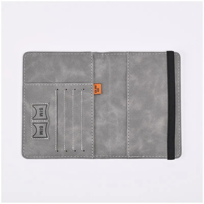 Men PU Leather Wallet Travel P - Travel Accessories Plane avaliação e preço