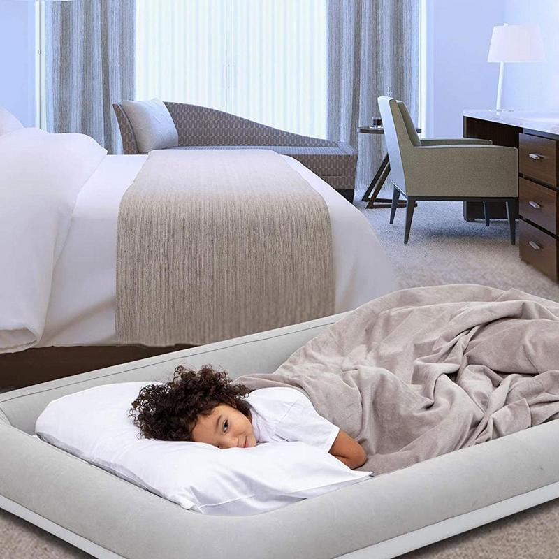 Baby Inflatable Travel Bed Air - Travel Accessories Plane avaliação e preço