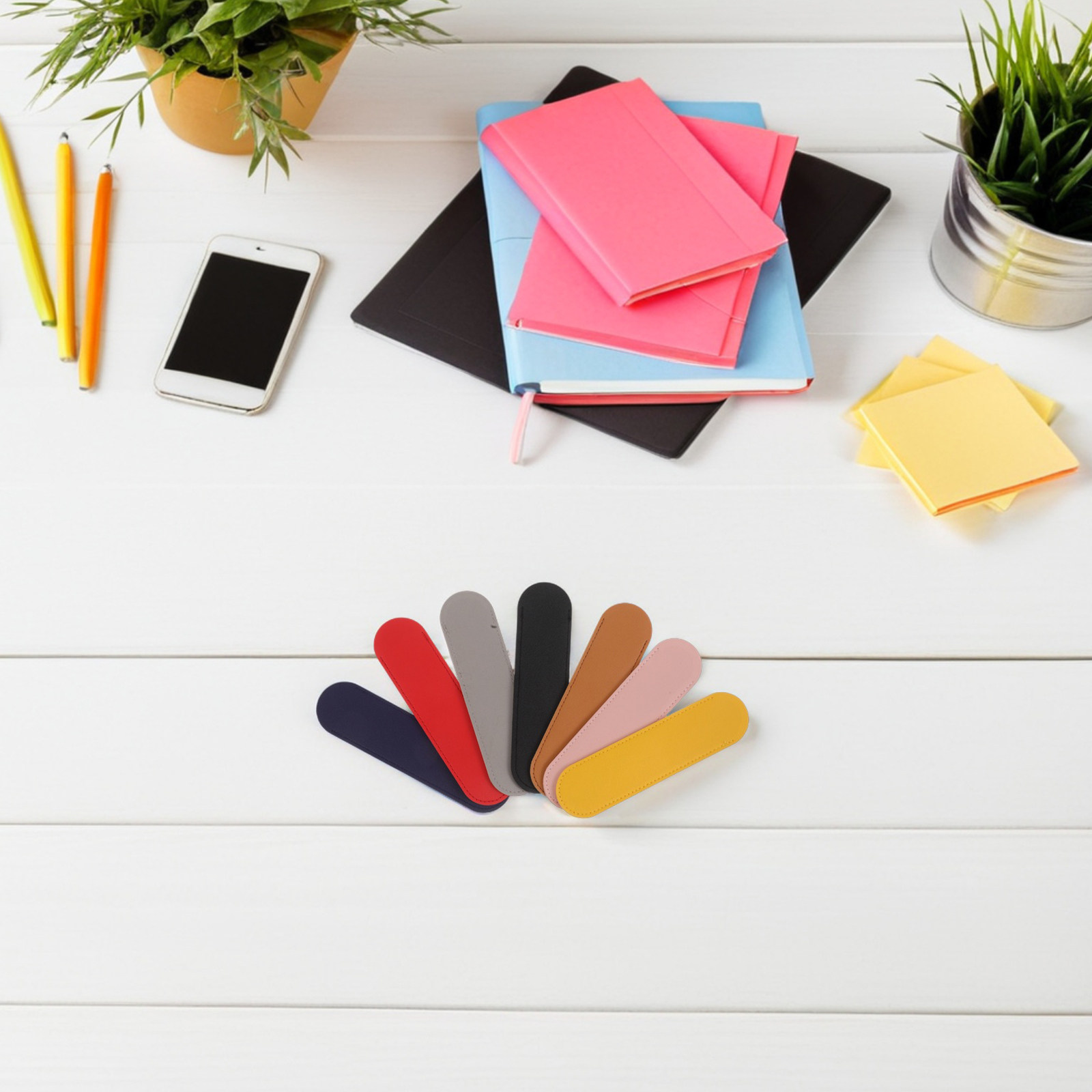 14Pcs Pen Sleeve PU Thickened  - Travel Notebook Journal avaliação e preço